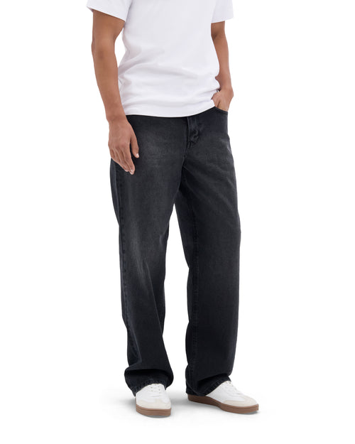 Jean homme baggy Noir Délavé - Gaspard - Atelier Tuffery