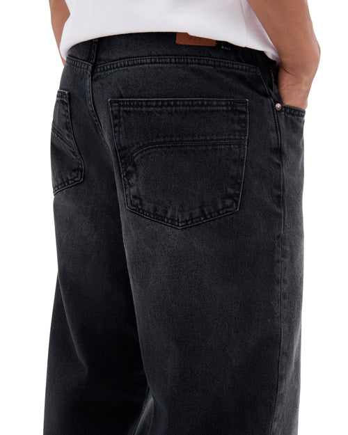 Jean homme baggy Noir Délavé - Gaspard - Atelier Tuffery