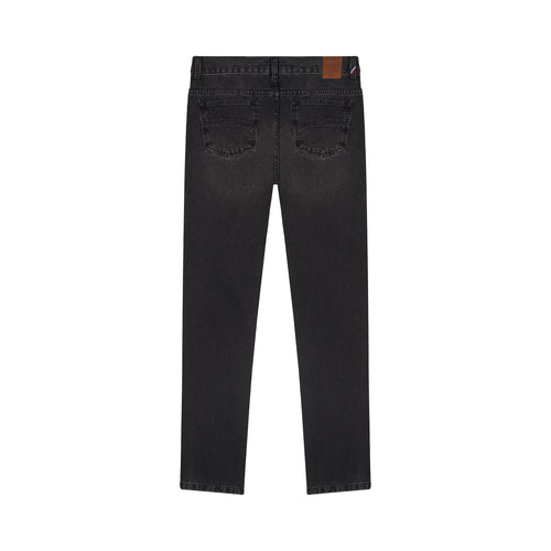 Men's slim fit black washed jeans - Alphonse - Atelier Tuffery