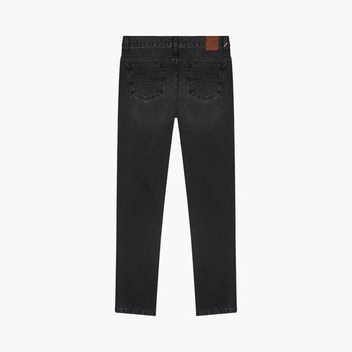Men's slim fit black washed jeans - Alphonse - Atelier Tuffery