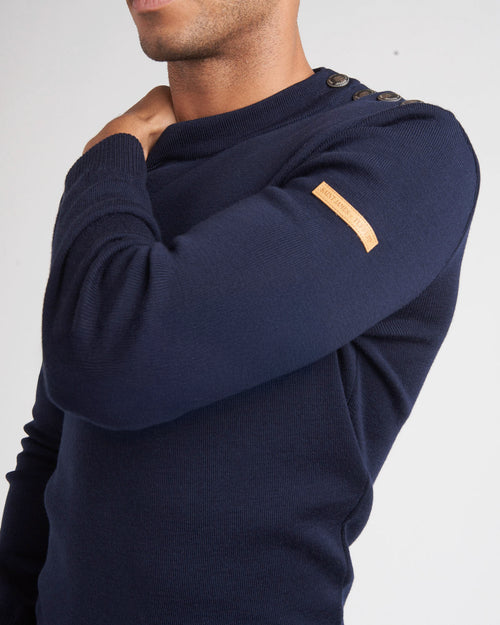 Men's wool sweater – SAINT JAMES x Atelier TUFFERY - Patrimoine - Atelier Tuffery