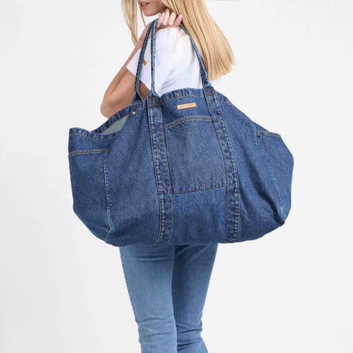 XL Denim Carryall Bag - Atelier Tuffery