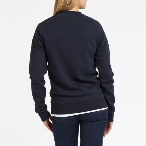 Sweat femme 100% Coton Bio Marine - Atelier Tuffery