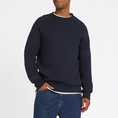 Sweat homme 100% Coton Bio Marine - Atelier Tuffery