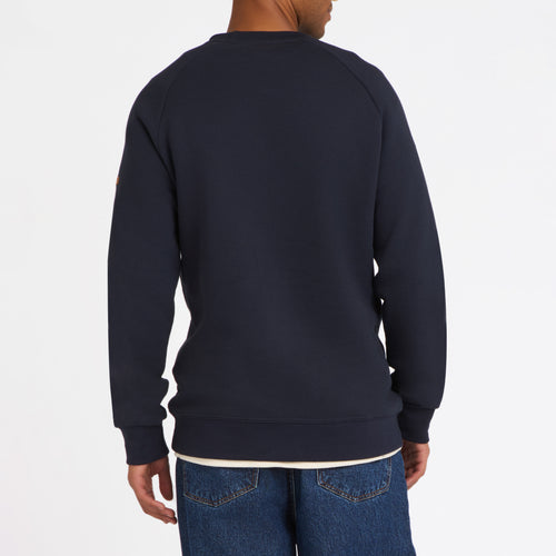 Unisex Sweatshirt 100% Organic Cotton Navy - Atelier Tuffery