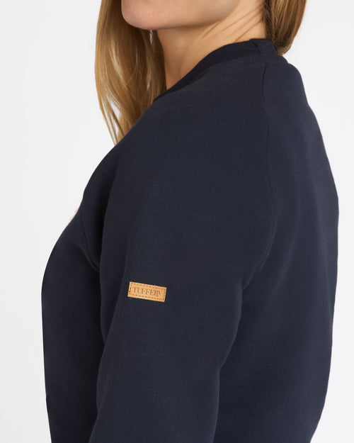 Sweat femme 100% Coton Bio Marine - Atelier Tuffery