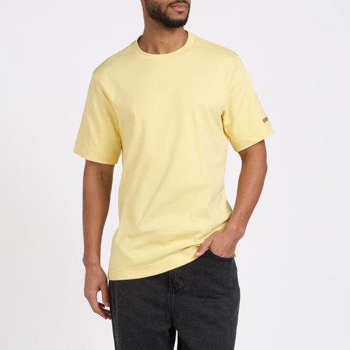 Men's T-Shirt 100% Organic Cotton Light Yellow - Atelier Tuffery
