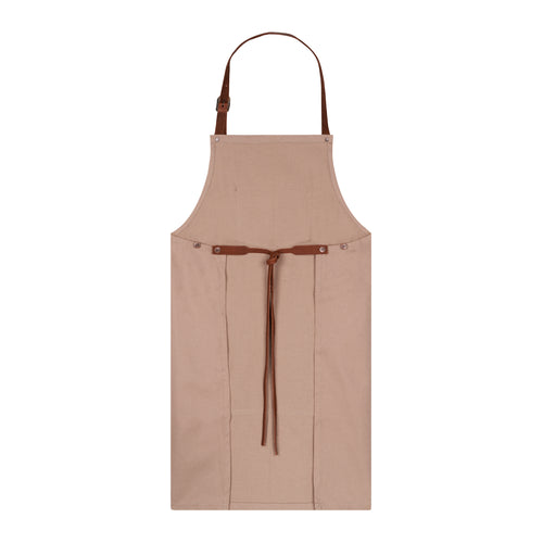 Tablier long en jean Beige - Atelier Tuffery