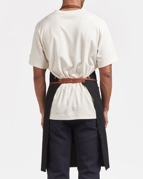 Tablier long en jean Noir - Atelier Tuffery