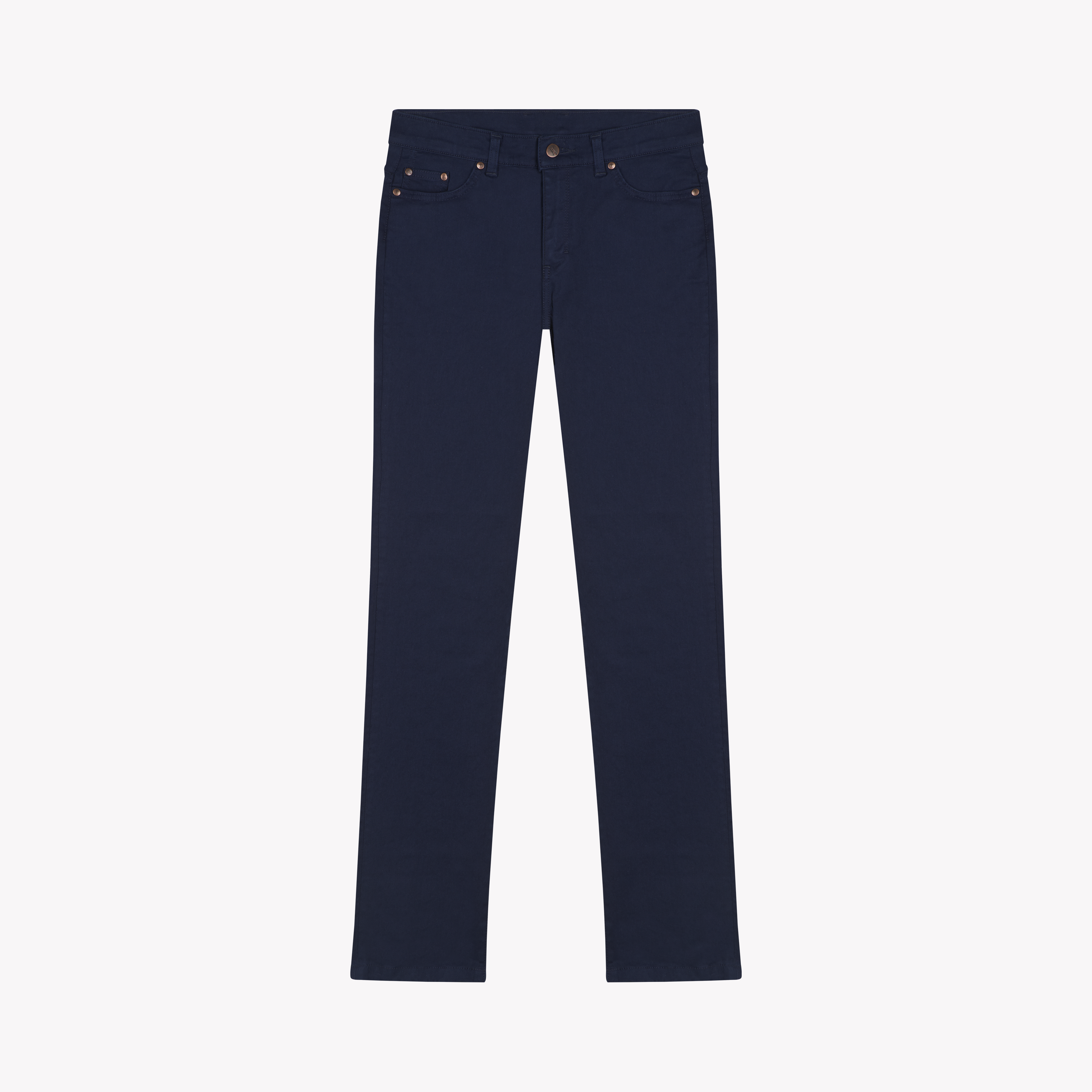 Jean femme ajusté taille standard Bleu - Augusta | Atelier Tuffery
