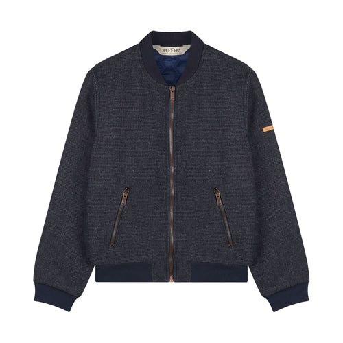 Bombers homme oversize en laine française - Gévaudan - Atelier Tuffery