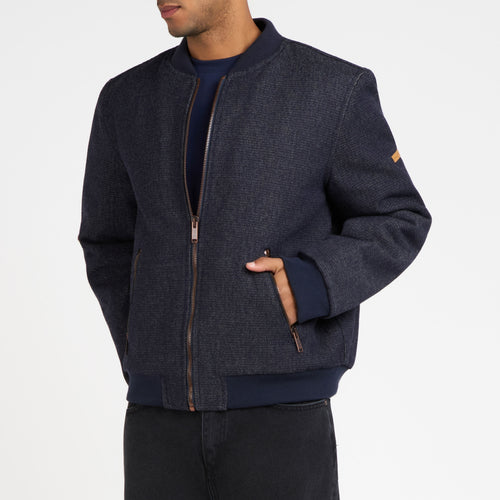Bombers homme oversize en laine française - Gévaudan - Atelier Tuffery
