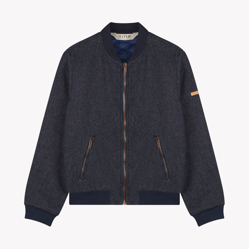 Bombers homme oversize en laine française - Gévaudan - Atelier Tuffery