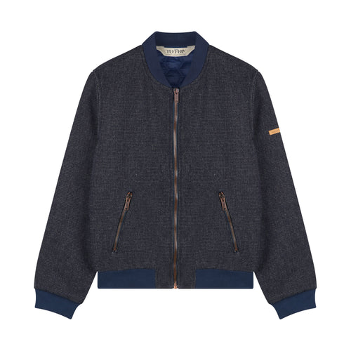 Bombers homme oversize en laine française - Gévaudan - Atelier Tuffery