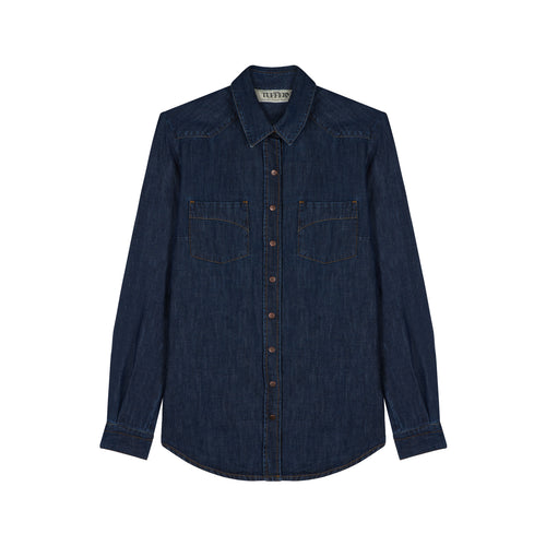 Chemise femme en jean Brut - Cévennes - Atelier Tuffery