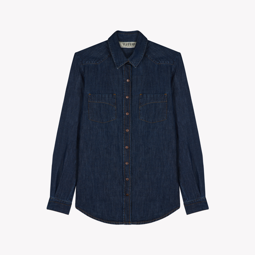 Chemise femme en jean Brut - Cévennes - Atelier Tuffery