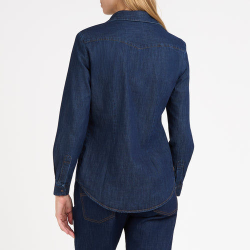 Chemise femme en jean Brut - Cévennes - Atelier Tuffery