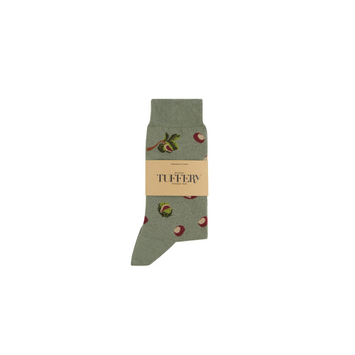 Chaussettes fines unisexes – Kaki - Atelier Tuffery