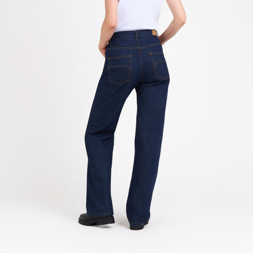 Jean femme large taille haute brut - Désiré - Atelier Tuffery