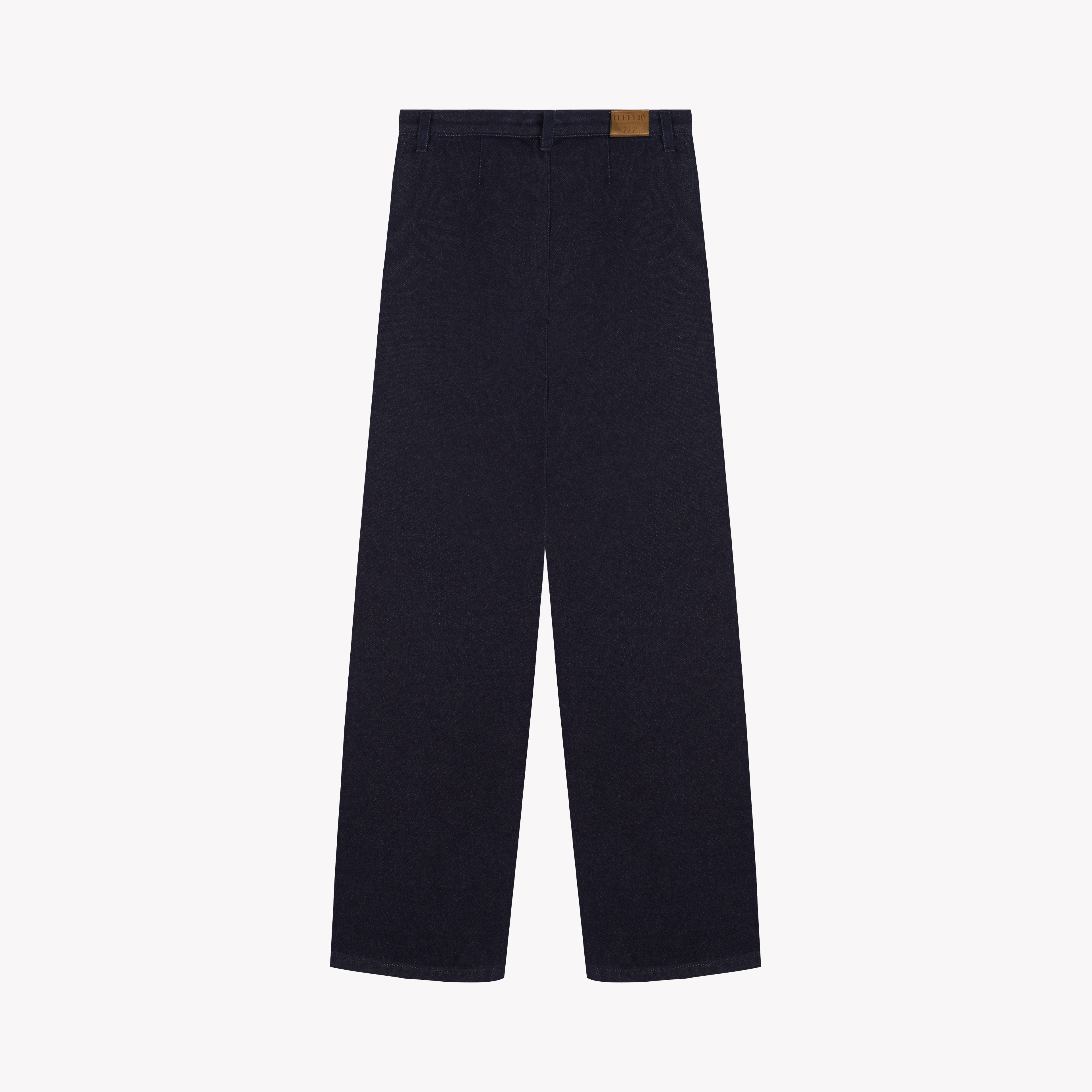Women's wide-leg, high-waisted Merino wool trousers – Gabi | Atelier Tuffery
