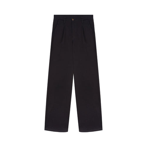 Pantalon femme large taille haute en soie - Gabi - Atelier Tuffery