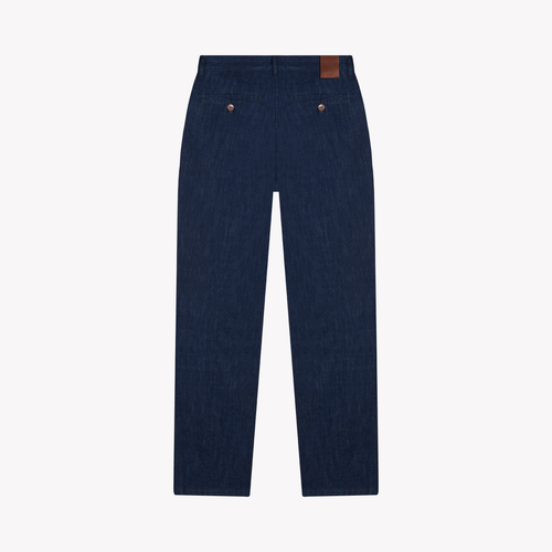 Pantalon homme plissé ajusté brut - Achille - Atelier Tuffery