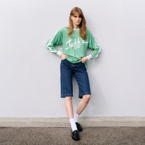 Bermuda Femme large Stonewashed - Adèle - Atelier Tuffery