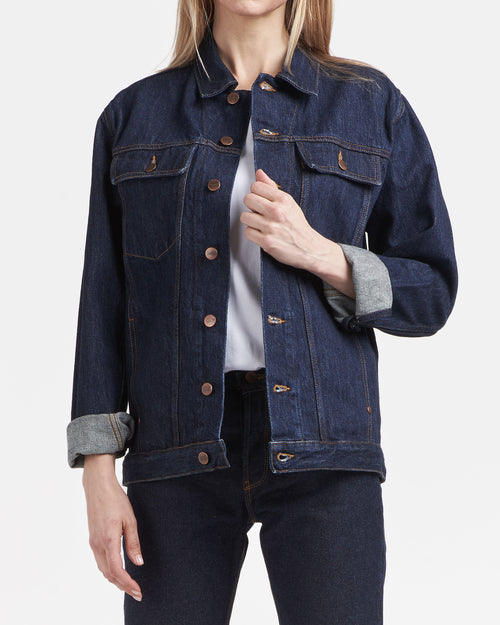 Blouson mixte en jean brut - Le Tuff’s – Atelier Tuffery
