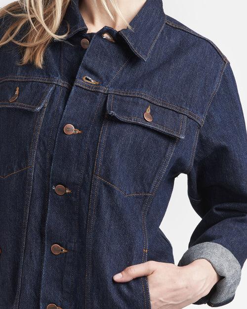 Blouson femme en jean Brut - Le Tuff’s - Atelier Tuffery