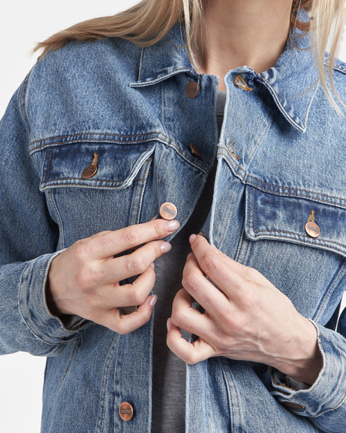Blouson femme en jean Clair - Le Tuff’s – Atelier Tuffery