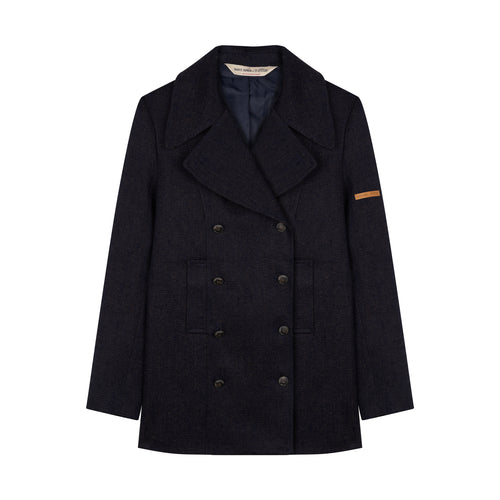 Women's hemp and wool pea coat – SAINT JAMES x Atelier TUFFERY - Héritage - Atelier Tuffery
