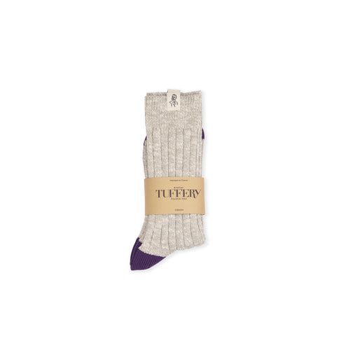 Gray unisex thick socks - Atelier Tuffery