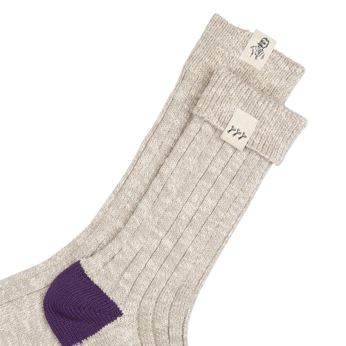 Gray unisex thick socks - Atelier Tuffery