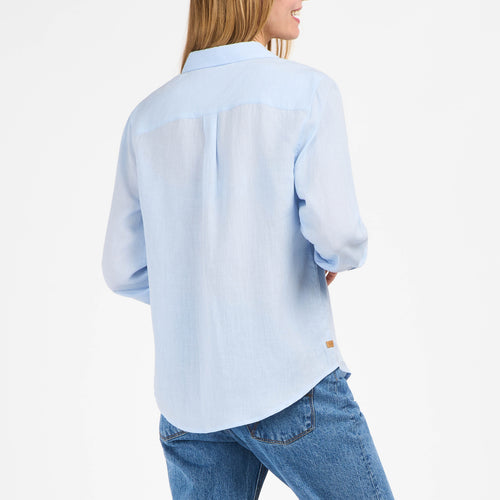 Chemise Femme droite lin Clair - Aubrac - Atelier Tuffery