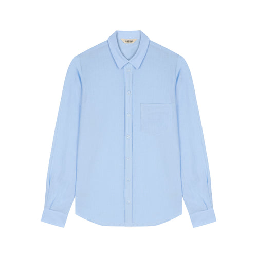 Women’s straight light linen shirt - Aubrac - Atelier Tuffery