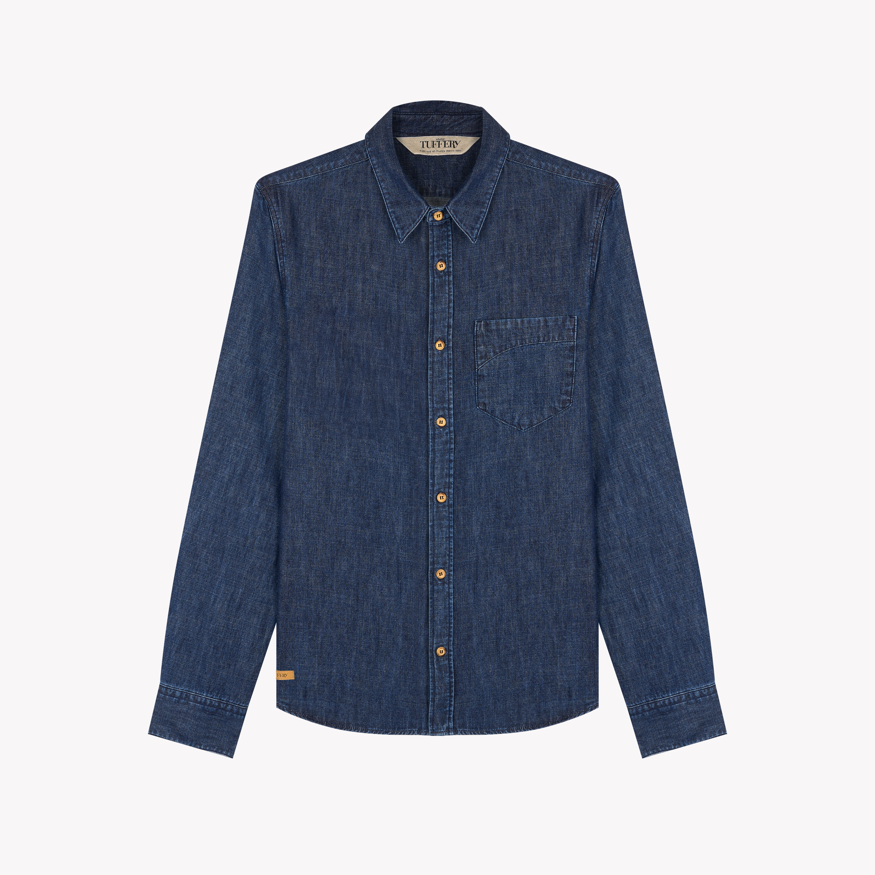 Chemise homme droite brut - Aubrac | Atelier Tuffery