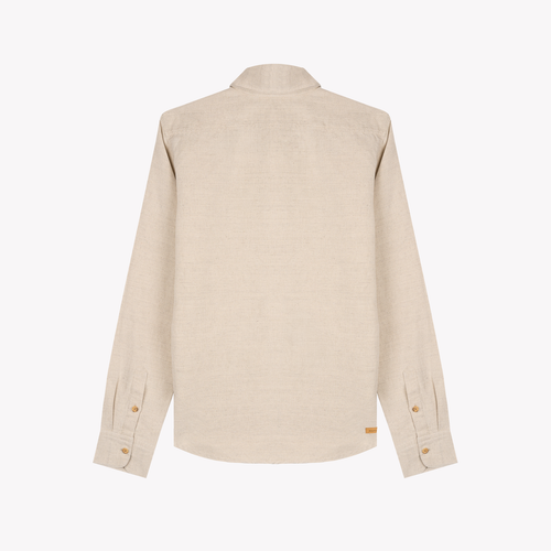 Chemise homme droite en Chanvre Naturel - Aubrac - Atelier Tuffery