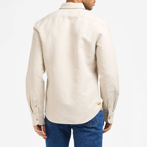 Chemise homme droite en Chanvre Naturel - Aubrac - Atelier Tuffery