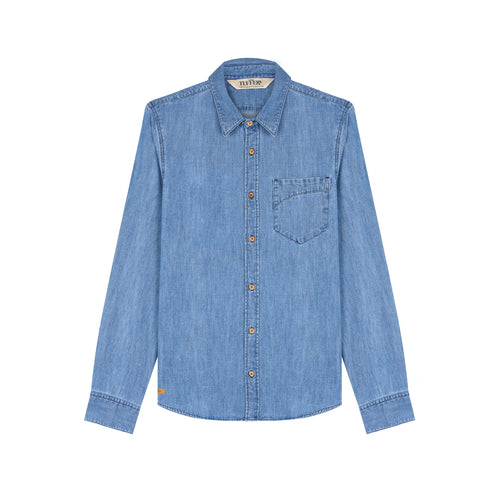 Light straight men's shirt - Aubrac - Atelier Tuffery