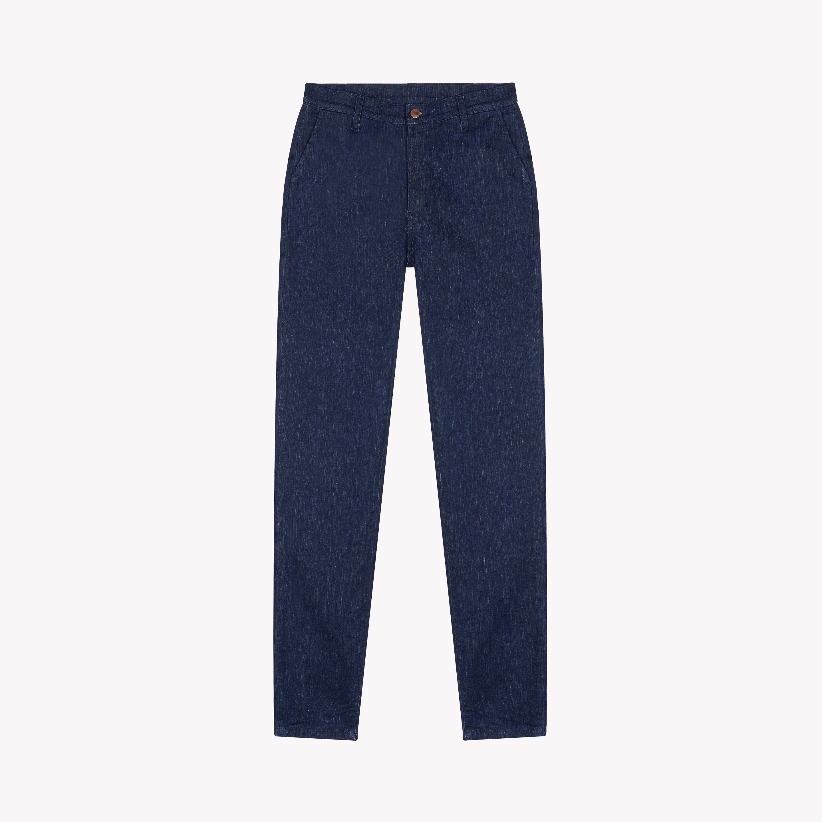 Women's fitted high-waisted chinos Brut Organic Cotton | Atelier Tuffery