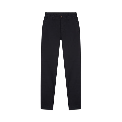 Women's high-waisted fitted chinos Black - Atelier Tuffery