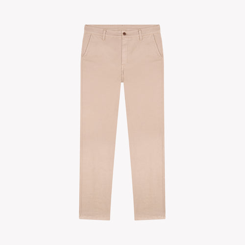 Chino homme droit ajusté Beige - Ernest - Atelier Tuffery
