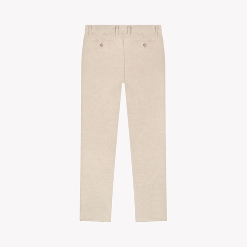 Chino homme droit ajusté Chanvre Naturel - Ernest - Atelier Tuffery