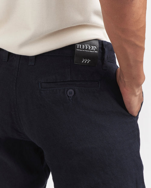 Chino homme droit ajusté 100% Lin Français - Ernest - Atelier Tuffery