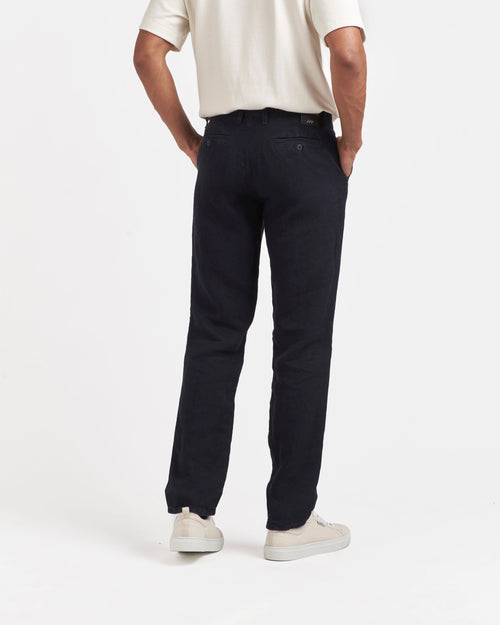 Chino homme droit ajusté 100% Lin Français - Ernest - Atelier Tuffery