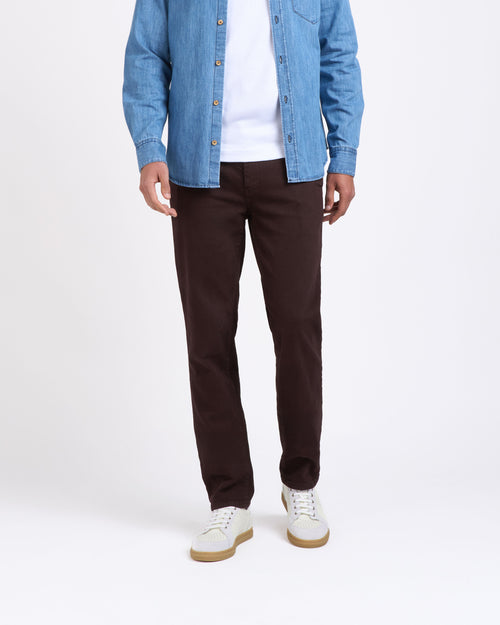 Men’s Slim-Fit Chino in Brown - Ernest - Atelier Tuffery