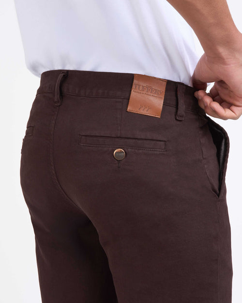 Men’s Slim-Fit Chino in Brown - Ernest - Atelier Tuffery