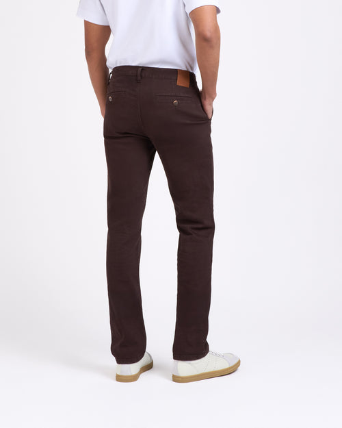 Men’s Slim-Fit Chino in Brown - Ernest - Atelier Tuffery