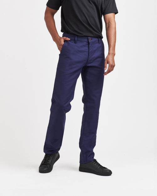 Chino homme droit ajusté Moleskine - Ernest - Atelier Tuffery