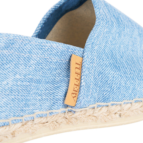 Espadrille unisexe en jean Clair - Atelier Tuffery